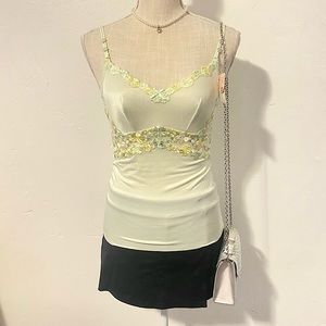 Green floral Camisole